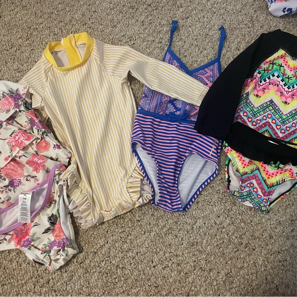 Tommy Bahama Kids Swimwear Set - Yellow, Blue, Black